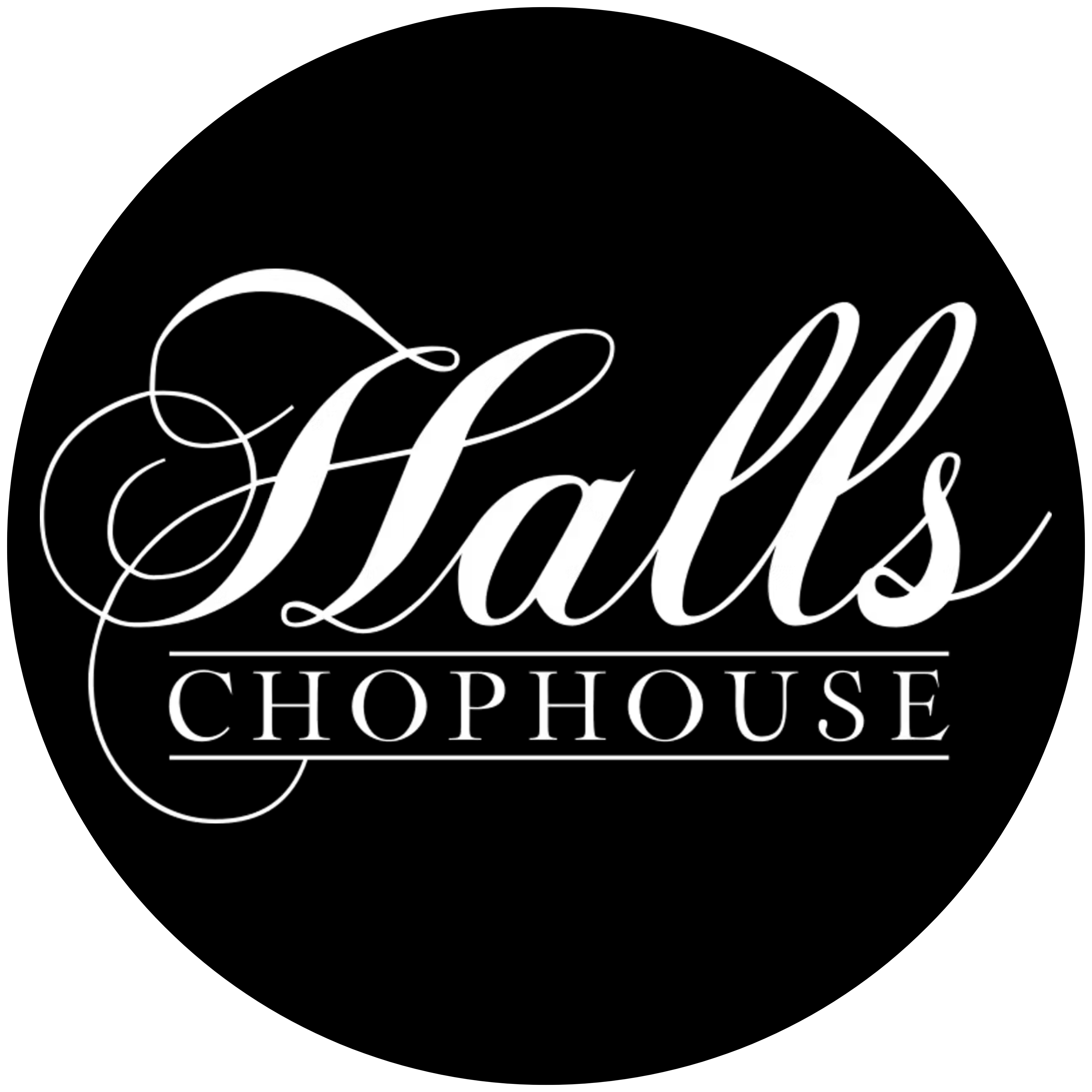 Halls Chophouse Circle Logo